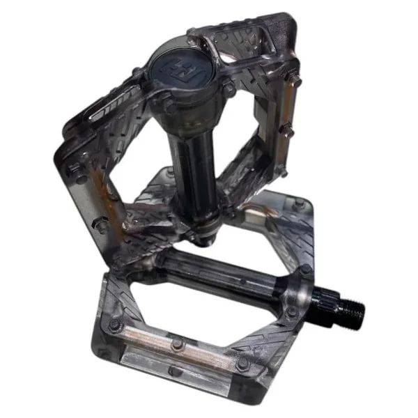 Bike Sky Evo Şeffaf Renkli Platform Geniş Pedal Platform Bisiklet Pedalı Reflektörlü - Görsel 3