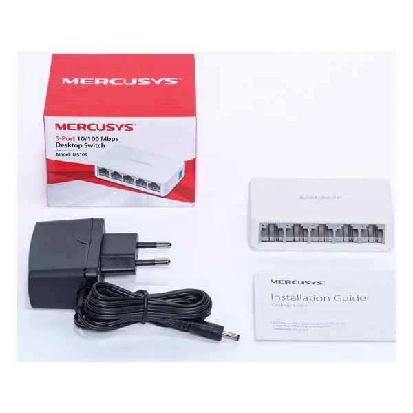 Mercusys MS105 5 Port 10/100 Mbps Switch - Görsel 6