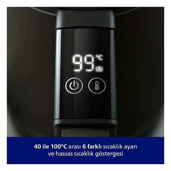 Philips 7000 Serisi HD9396/90 2200 W Çelik Kettle - Görsel 3