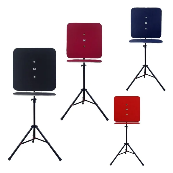 Raf Düzenekli Tripod Ayaklı Kare Dart Arkalık. Kırmızı - Görsel 4
