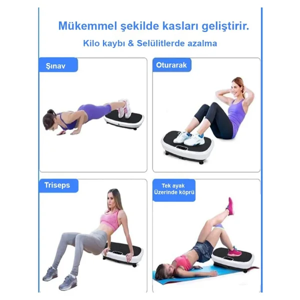 Kochler 2D Crazyfit Titreşimli Kondisyon Egzersiz Aleti - Görsel 3