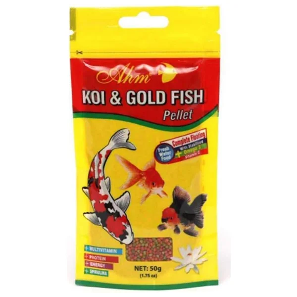 Ahm Koi Goldfish Pellet 100 gr Balık Yemi - Görsel 2