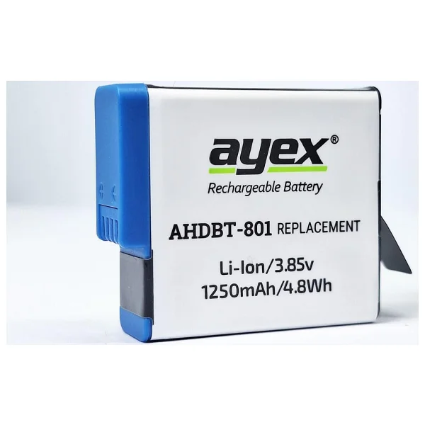 Ayex AHDBT-801 GoPro Hero 8 - 7 - 6 - 5 Uyumlu Batarya - Görsel 7