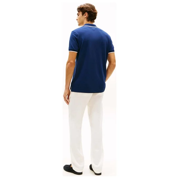 Tommy Hilfiger Erkek Polo Yaka T Shirt MW0MW42748 RBT - Görsel 6