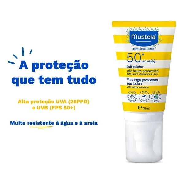 Mustela Çok Yüksek Koruma 40 ml 50 Faktör Güneş Losyonu - Görsel 3