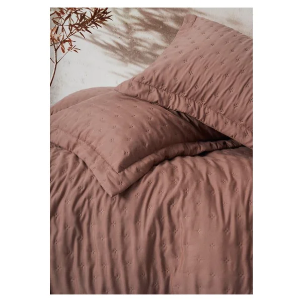 Cotton Box Serra Gül Kurusu Çift Kişilik Yatak Örtüsü - Görsel 5
