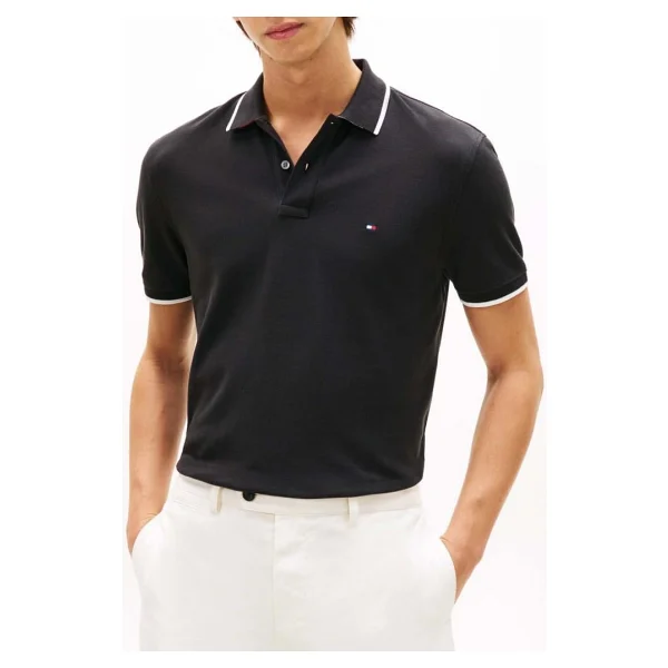 Tommy Hilfiger Erkek Polo Yaka T Shirt MW0MW42748 RBT - Görsel 7