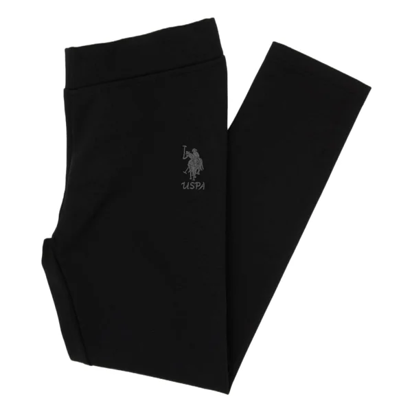U.S. Polo Assn. Kız Çocuk Siyah Tayt 50316890-VR046 - Görsel 3