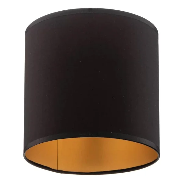 Levaillant Siyah Abajur Şapka & Başlık - İçi Gold Kaplama, 15 cm Çap, 18 cm Yükseklik - Özel Üretim & Kusursuz İşçilik - Görsel 8