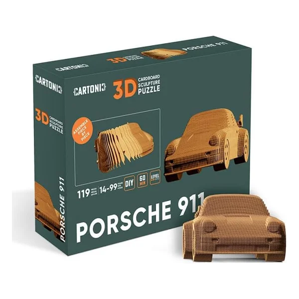 Cartonic Porsche 911 3D Puzzle - Görsel 4