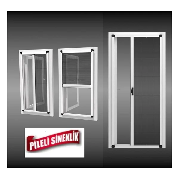 Plise-Pileli Akordiyon Kapı Pencere Sineklik - Görsel 2