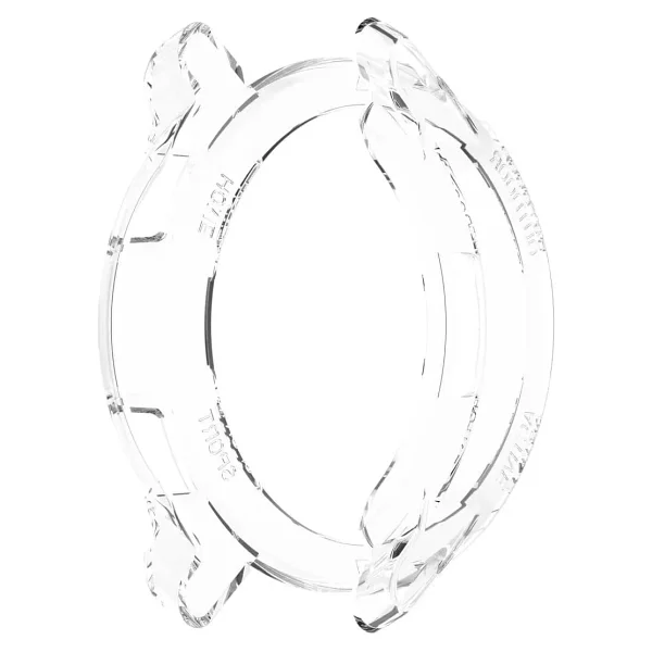 Coverzone Xiaomi Watch S1 Active Gl ile Uyumlu Toz ve Kirden Koruyan Sadece Kasa Koruma Ekran Açık Xiaomi Watch S1 Active Gl ile Uyumlu Akıllı Saat Çerçeve Koruması (Şeffaf) - Görsel 2