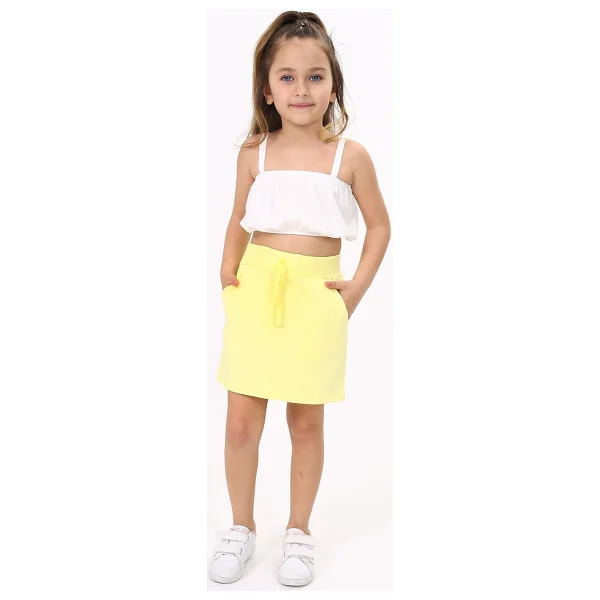 Toontoy Kız Çocuk Etek Lacivert 3 YAŞ - Görsel 2