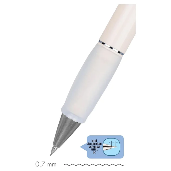 Serve Deep Toprak Serisi Fildişi 0.7 mm Uçlu Kalem - Görsel 3