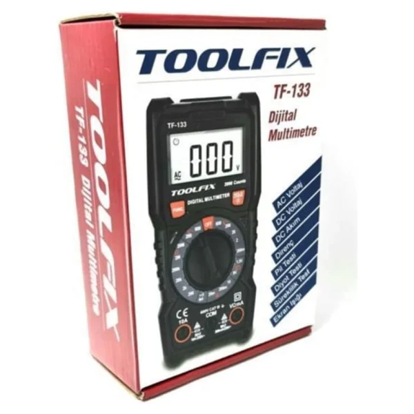 Toolfix TF-133 Dijital Multimetre - Görsel 6
