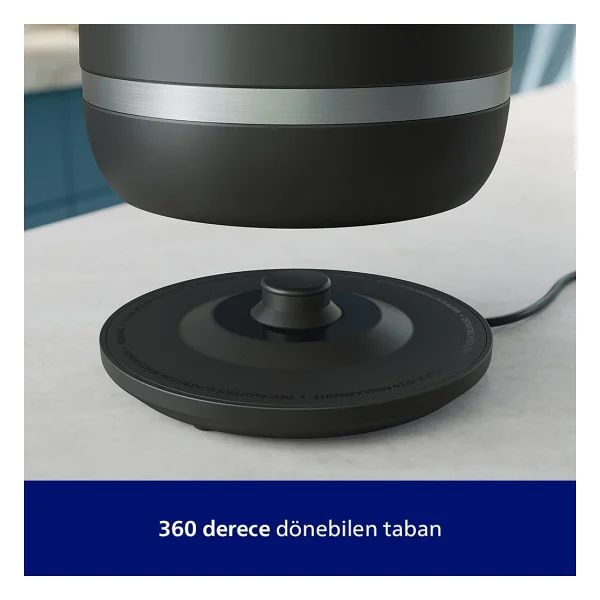 Philips 7000 Serisi HD9396/90 2200 W Çelik Kettle - Görsel 8