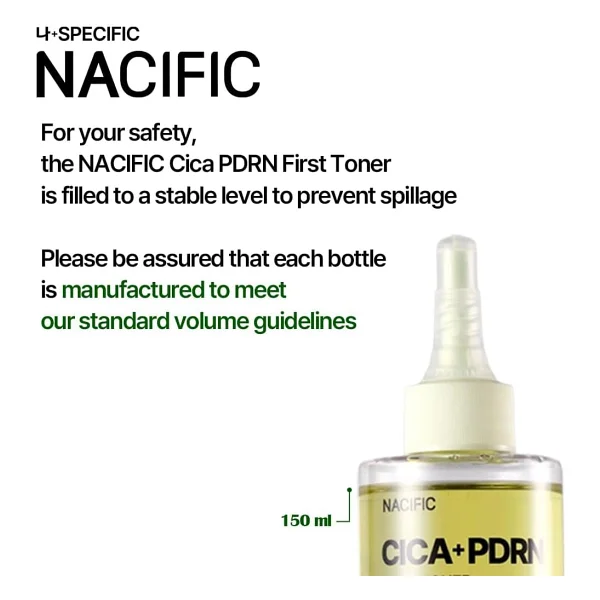 Nacific CICA + PDRN First Bariyer Güçlendirici Nemlendirici 150 ml Tonik - Görsel 8