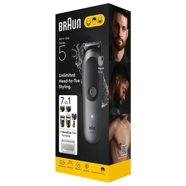 Braun Series 5 AIO5520 7'si 1 Arada Erkek Bakım Seti - Görsel 7
