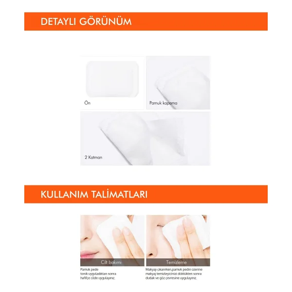 Missha Yumuşak Makyaj Temizleme Pamuğu Silk Feel Cotton Puff (80ADET) - Görsel 3