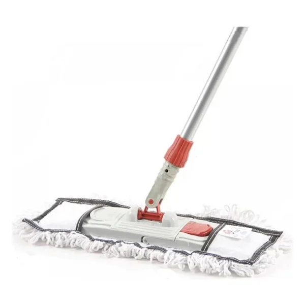Tablet Palet Nemli Yedek Mop Takımı Seti - 60 Cm. Nemli Mop + Katlanır Aparat + Metal Vidalı Sap - Görsel 2