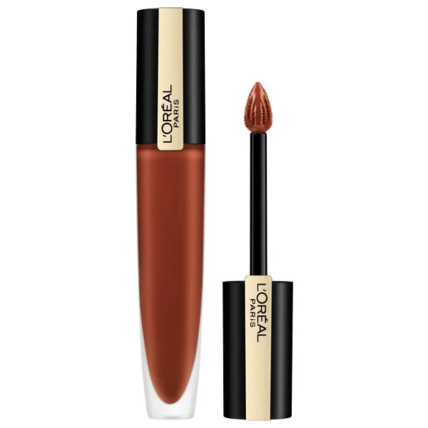 L'Oreal Paris Rouge Signature Metallic 204 I Voodoo Likit Ruj - Görsel 6