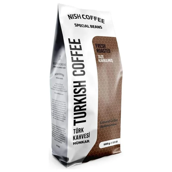 Nish Hünkar Türk Kahvesi 1 kg - Görsel 7