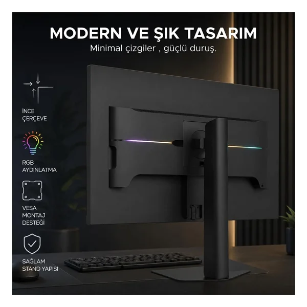Dexim DMT012 27" 1 ms Full HD Pivot IPS 540 Hz Oyuncu Monitörü - Görsel 3