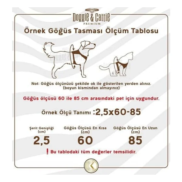 Cattie Havalı Dokuma S 1x20-30 cm Kedi Göğüs Tasması - Görsel 3