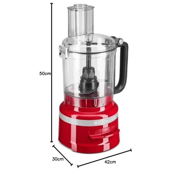 KitchenAid 5KFP0921EER 250 W 2.1 lt Empire Red Mutfak Robotu - Görsel 7