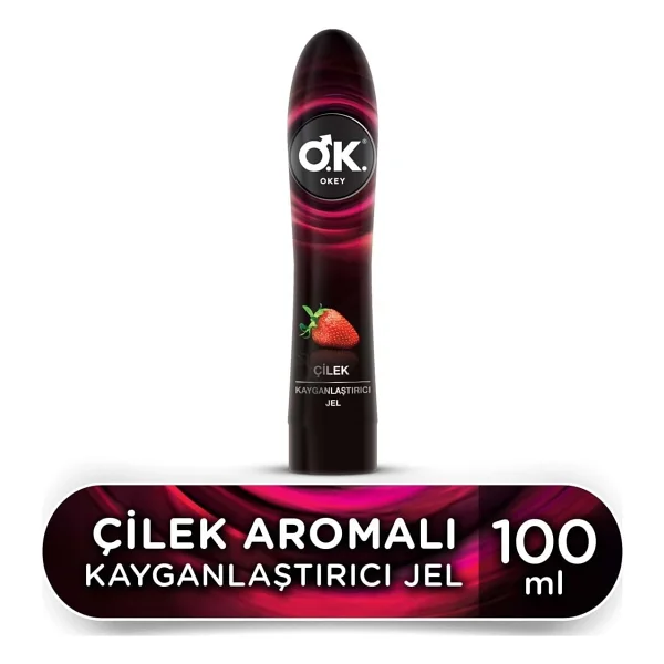 Okey Çilek Su Bazlı Kayganlaştırıcı Jel 100 ml 2 Adet - Görsel 2