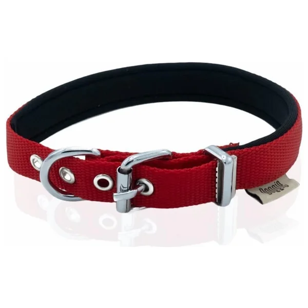 Doggie Konfor Dokuma 2.5x37-45 cm Köpek Boyun Tasması - Kırmızı - Görsel 8