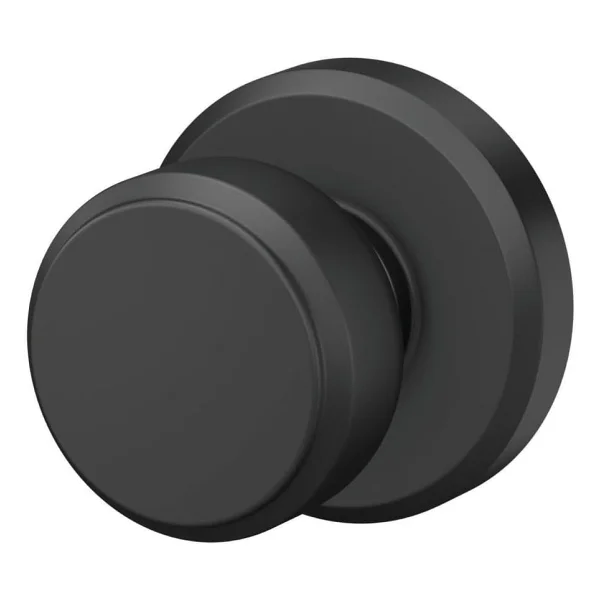 Schlage F170 BWE 622 GSN Bowery Kapı Tokmağı Greyson Trim, Tek Taraflı Dönmeyen Kukla Kapı Kolu, Mat Siyah - Görsel 6