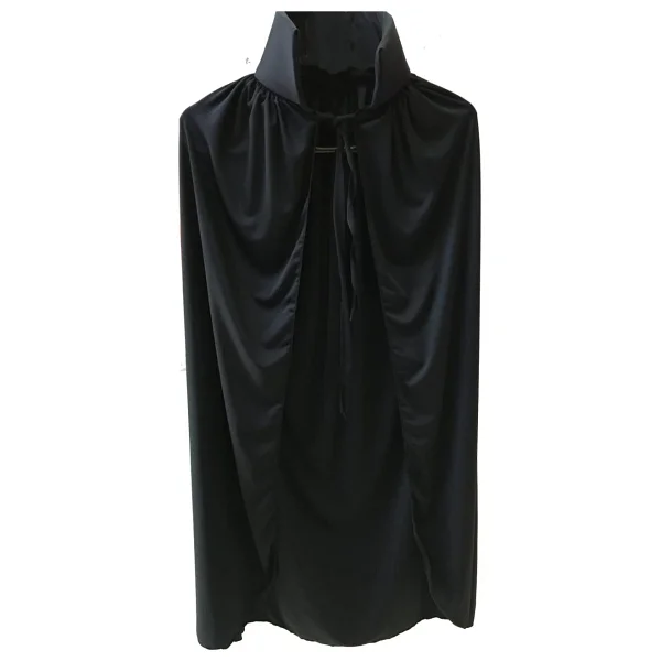 Sİyah Yakalı Pelerin - Vampir Pelerin - Dracula Pelerin 90 cm - Görsel 3