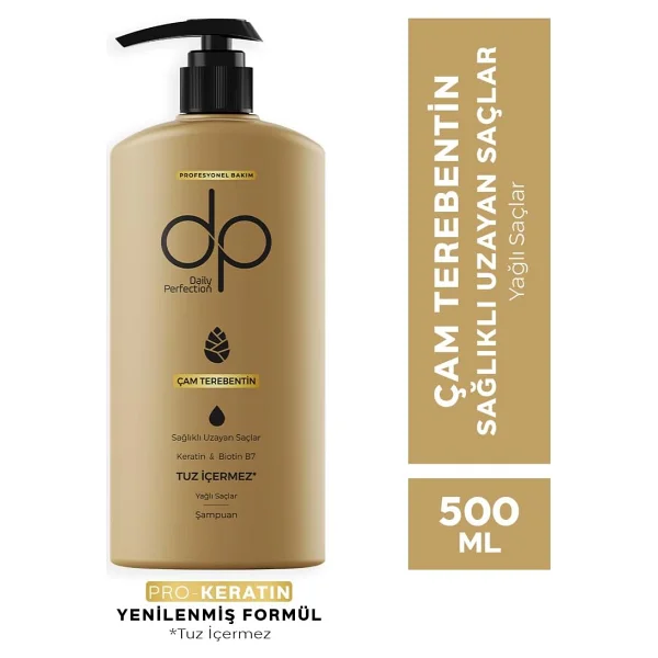 DP Daily Perfection Çam Terebentin Tuzsuz Şampuan 500 ml - Görsel 2