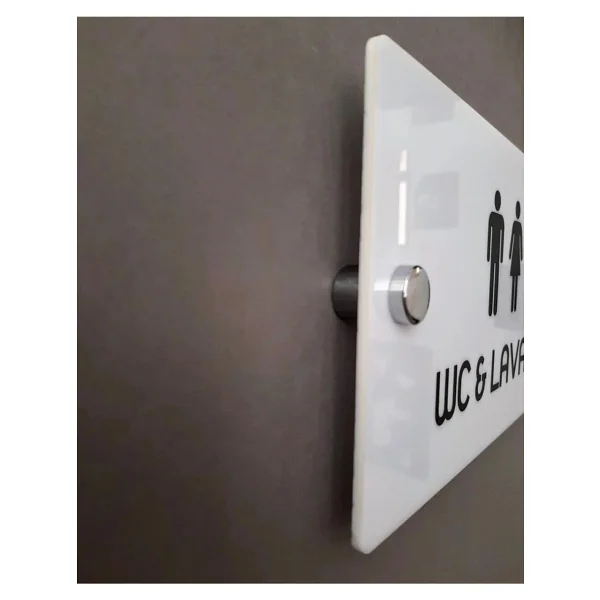 White Pearl Serisi WC Yönlendirme Tabelası - Görsel 4
