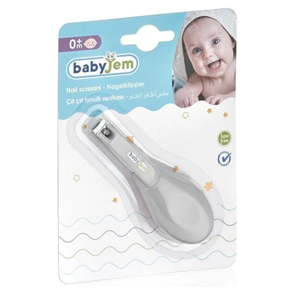 Babyjem 2'Li Bebek Banyo Seti (Fırça Tarak+Çıtçıt Makas) Gri Bbk86810492738109Gr - Görsel 3