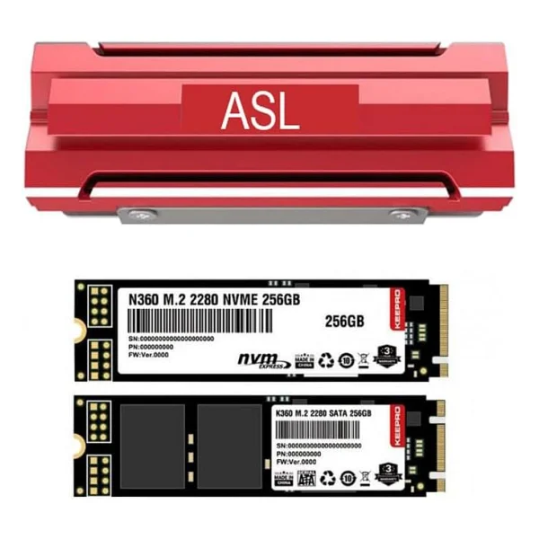 M.2 Nvme Ssd Pasif Soğutucu 2280 M2 Ssd Uyumlu Alüminyum Soğutucu - Görsel 2