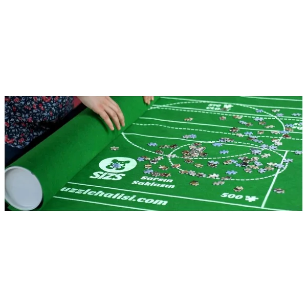 SIZS Puzzle Halısı 1000'lik den 6000'liğe Kadar Farklı Boyutlar Askılı Çanta Puzzle'ı Sar Sakla ve Açtığında Kaldığın Yerden Devam Et (6000'lik) - Görsel 3