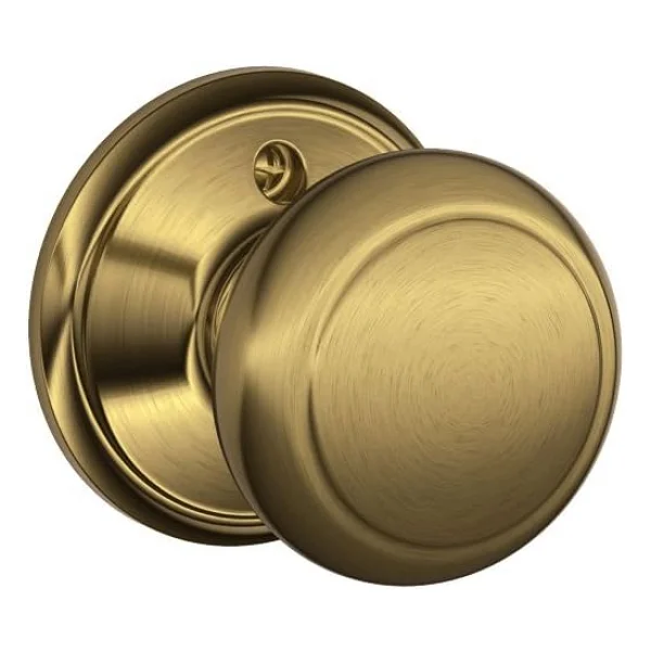 SCHLAGE F51A LAT 716 COL Enlem Kolu Collins Trim Anahtarlı Giriş Kilidi, Eskitilmiş Bronz - Görsel 4
