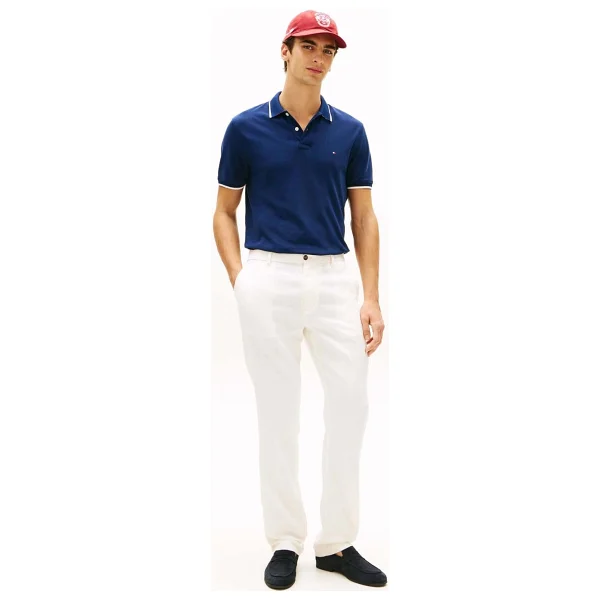 Tommy Hilfiger Erkek Polo Yaka T Shirt MW0MW42748 RBT - Görsel 3