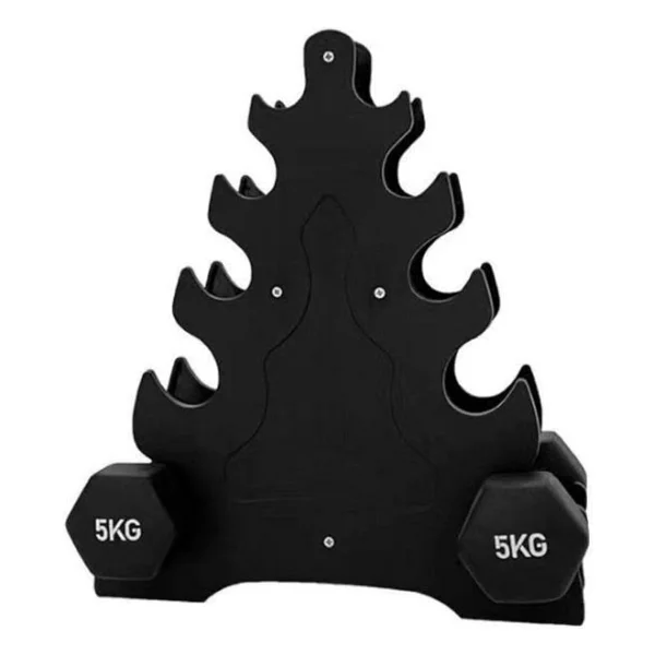 Vinyl Dambıl Seti Ve Ağırlık Rack Standı - Görsel 6