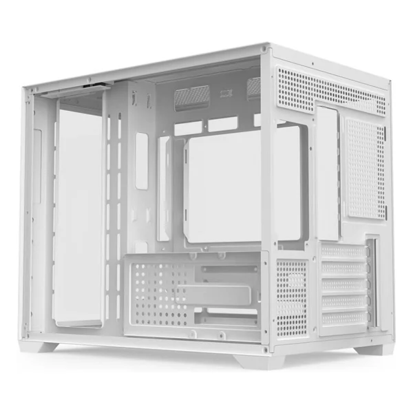 Terranova Kumandalı 6 ARGB Fanlı Nova Beyaz Midi Tower Cam Panel Gaming Oyuncu Bilgisayar Kasası (Be - Görsel 3