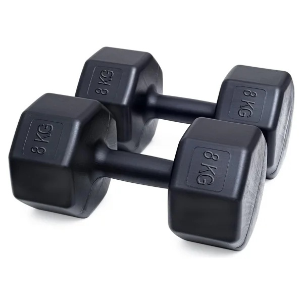 Besinistanbul PS SPOR 3 ÇİFT DAMBIL SET 6 KG + 8 KG + 10 KG + STAND SİYAH - Görsel 3
