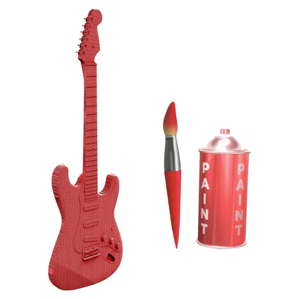 Cartonic Guitar 3D Puzzle - Görsel 9