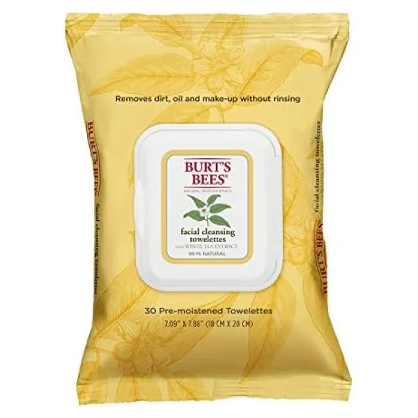 Burt's Bees Beyaz Çay Özlü Yüz Temizleme Mendili - Görsel 4