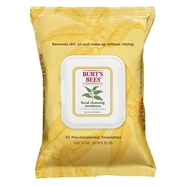 Burt's Bees Beyaz Çay Özlü Yüz Temizleme Mendili - Görsel 8