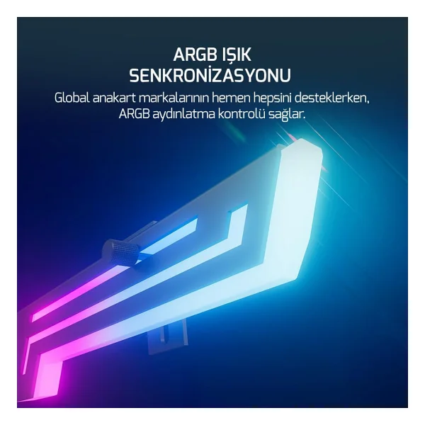 Gamepower HeatSync Siyah ARGB Ekran Kartı Desteği - Görsel 5