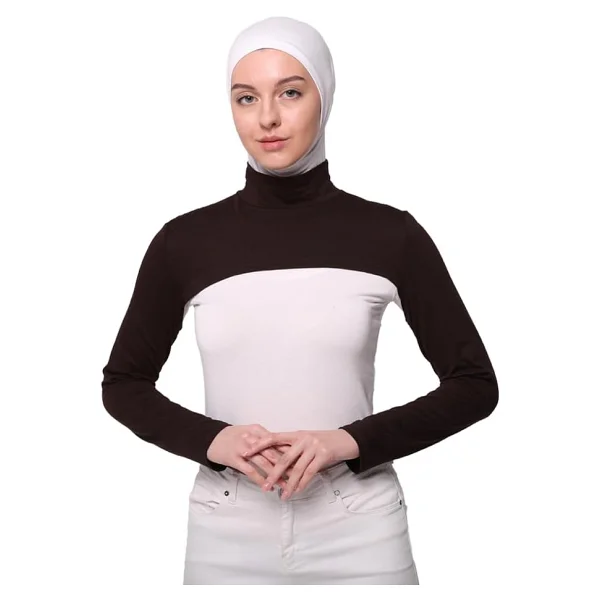 Altobeh Balıkçı Yakalı Boyunluklu Kolluk, Ekru - Görsel 8