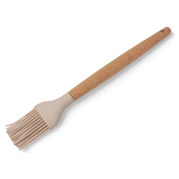 Deconox Bambu Saplı Silikon Fırça, Bambu Uzun Silikon Yağ ve Yumurta Fırçası 27cm 3 Renk Seçenekli (SİYAH) - Görsel 5