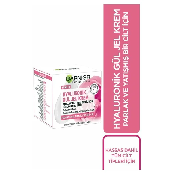 Garnier Hyaluronik Gül Jel Günlük Bakım Kremi 50 ml - Görsel 2